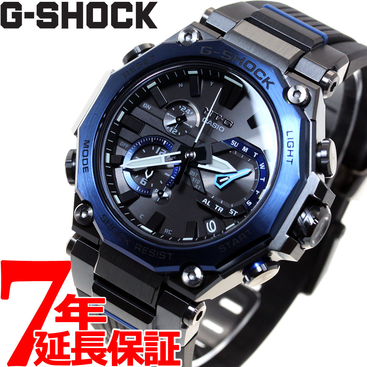 【10%OFFクーポン＆店内ポイント最大38倍！9月18日！】MT-G G-SHOCK 電波 ソーラー 電波時計 カシオ Gショック CASIO 腕時計 メンズ タフソーラー MTG-B2000B-1A2JF