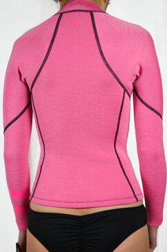 HURLEY WOMEN'S (ハーレー) ADVANTAGE PLUS 2mm L/S JACKET タッパー FULL ZIP フルジップ 長袖 レディース サーフィン SURFING