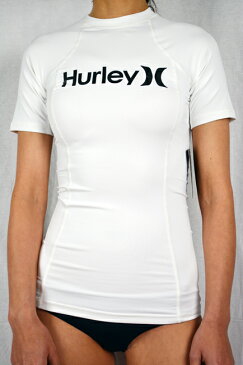 【2020春夏モデル】 HURLEY WOMEN'S ハーレー S/S ラッシュガード ONE & ONLY 半袖 ラッシュガード 紫外線対策 UPF50+ UVカット レディース サーフィン SURFING