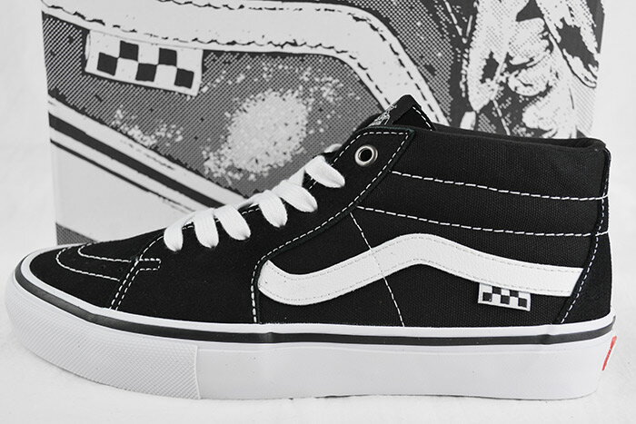 VANS Х  SKATE GROSSO MID US LIMITED EDITION US ˡ ȥåߥå BLACK/WHITE JEFF GROSSO աå ȥܡ SKATEBOARDING ե SURFING