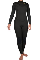 BILLABONG WOMEN'S ビラボン SYNERGY CHEST ZIP GBS 4/3mm フルスーツ レディース FULL SUITS チェストジップ ウェットスーツ サーフィン SURFING