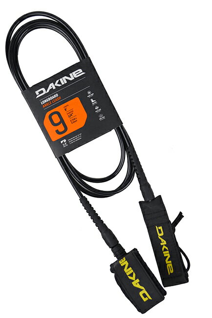 DAKINE ダカイン LEASH リーシュ LONGBOARD 9' ANKLE (足首用) BLACK サーフィン SURFING