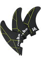 FCS エフシーエス FCS2 FIN フィン KA PC TRI SET S, M, L BLACK/ACID KOLOHE ANDINO コロヘ・アンディーノ サーフィン SURFING