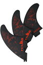 FCS エフシーエス FCS2 FIN フィン FT PC+AIR CORE TRI SET M, L BLACK/RED FILIPE TOLEDO フィリペ・トレド サーフィン SURFING