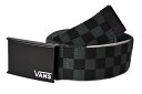 VANS バンズ ヴァンズ DEPPSTER II WEB BELT ベルト GIベルト ガチャベルト BLACK/CHARCOAL SKATEBORDING スケートボード SURFING サーフィン