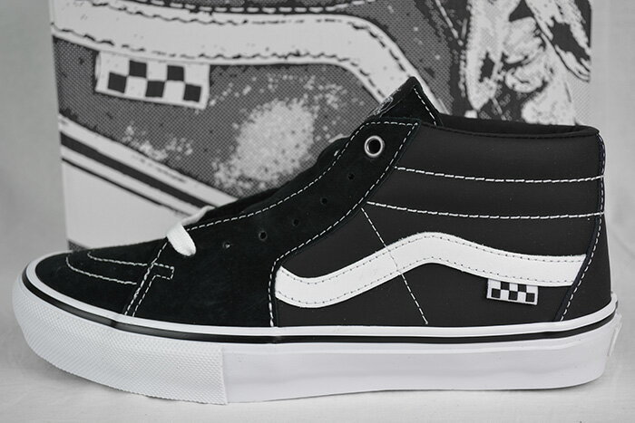 VANS WOMEN 039 S バンズ ヴァンズ SKATE GROSSO MID US LIMITED EDITION US限定 スニーカー BLACK/WHITE/EMO LEATHER スケートボード SKATEBOARDING サーフィン SURFING