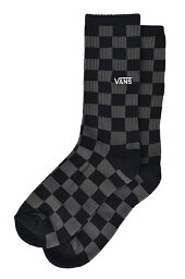 VANS バンズ ヴァンズ CHECKERBOARD CREW II SOCKSソックス 靴下 BLACK/CHARCOAL SKATE スケート SURFING サーフィン