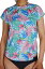 HURLEY WOMEN'S ハーレー JAVA TROPICAL SURF SHIRTS 半袖 サーフ TEE ラッシュTシャツ ゆったり 紫外線対策 UPF50+ UVカット ラッシュガード サーフィン SURFING