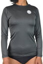 【2022春夏モデル】 RIP CURL WOMEN'S リップカール L/S ラッシュガード RIP TIDE 長袖 紫外線対策 UPF50+ UVカット レディース サーフィン SURFING