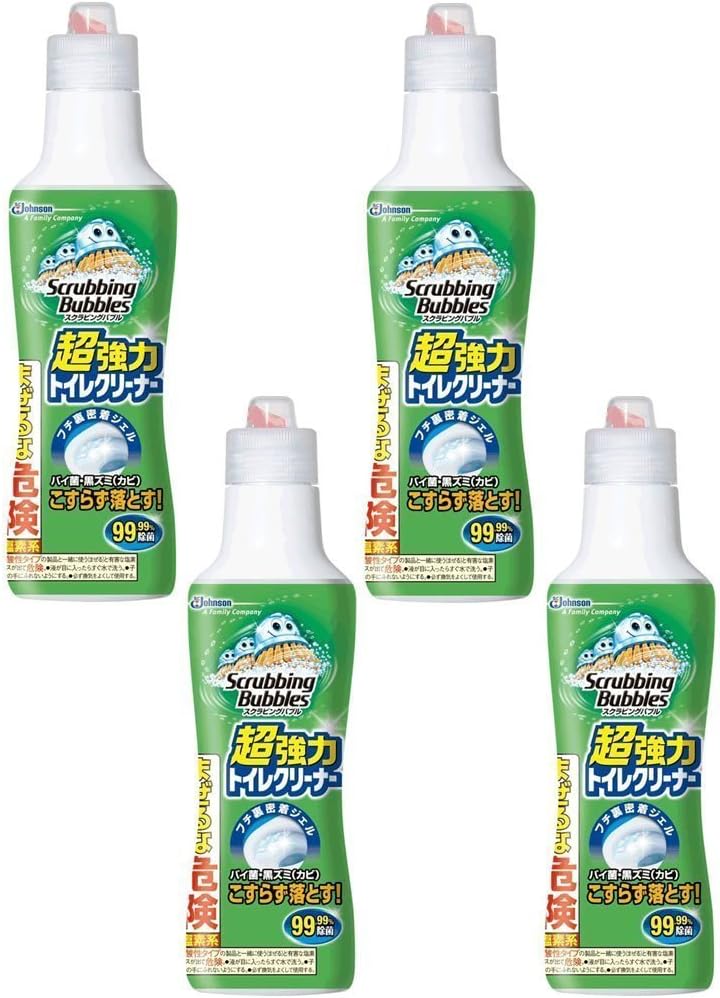 スクラビングバブル 超強力 トイレクリーナー 400g×4本