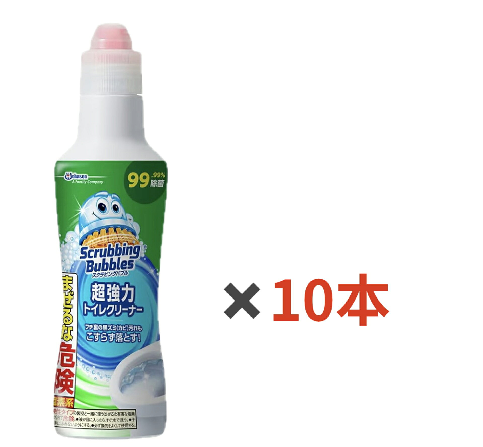 スクラビングバブル超強力 トイレクリーナー400g×10本