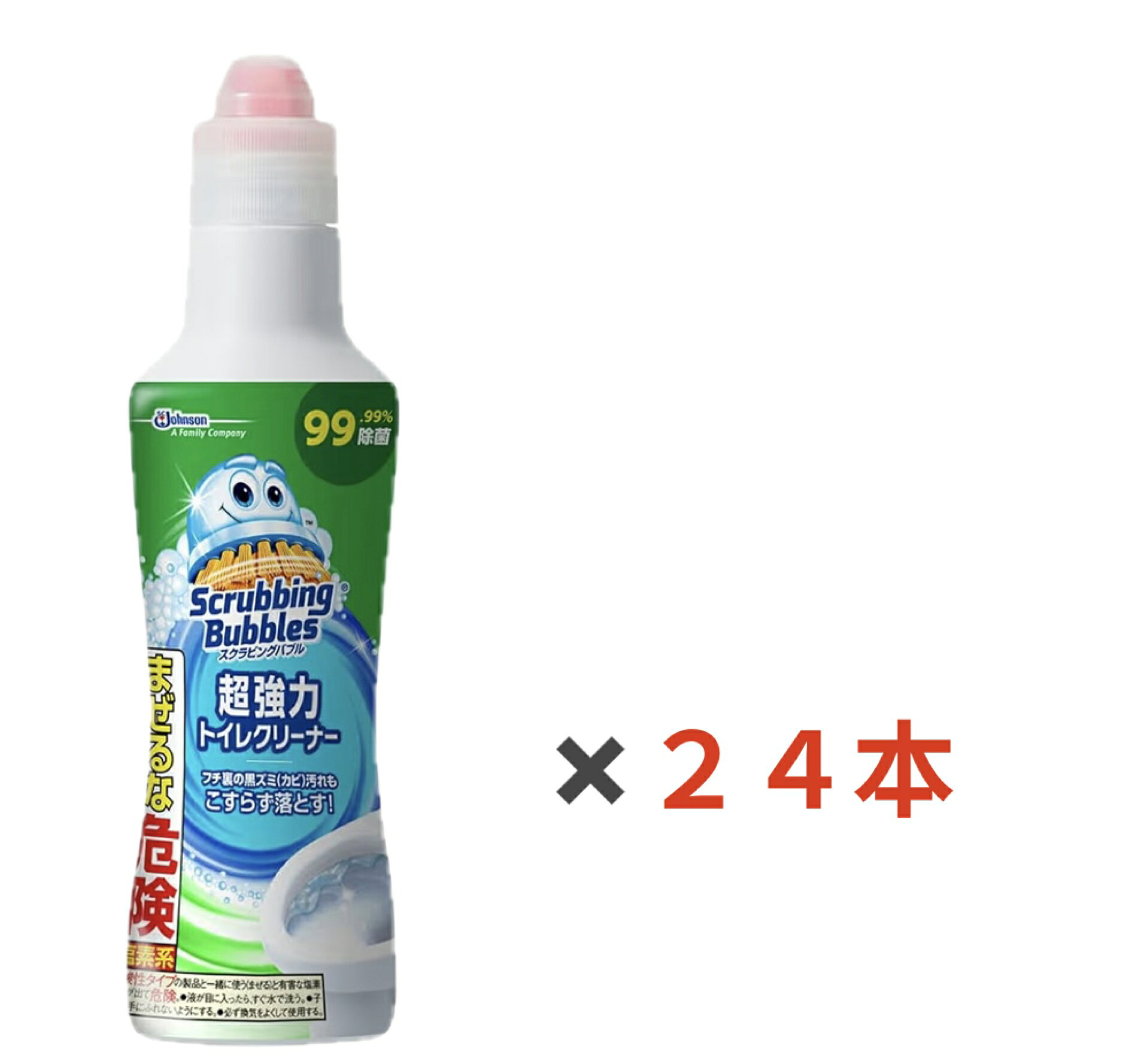 スクラビングバブル超強力 トイレクリーナー400g×24本