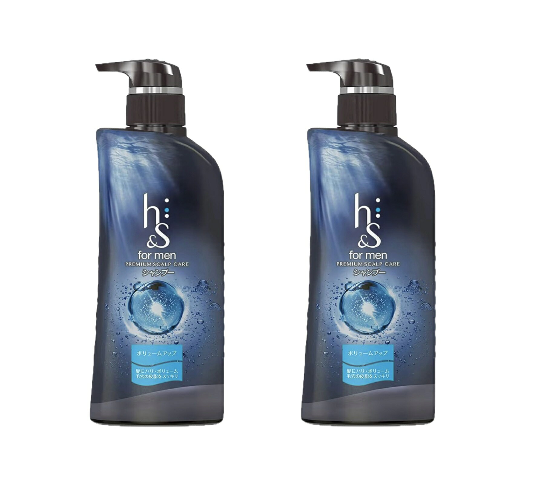h&s for men (2024年廃盤モデル)プレミアムスカルプケアシャンプー【ボリュームアップ】370mL×2本 地肌と毛穴に詰まった皮脂をスッキリ落とす地肌からハリとボリュームのある髪へトラブルがある地肌を考えた処方弱酸性・植物由来成分配合爽快 5