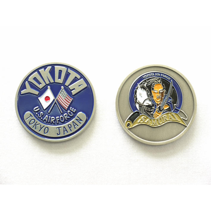 米軍グッズ メダル アメリカ空軍 U.S AIR FORCE 横田米軍基地 チャレンジコイン 「燦吉 さんきち SANKICHI」