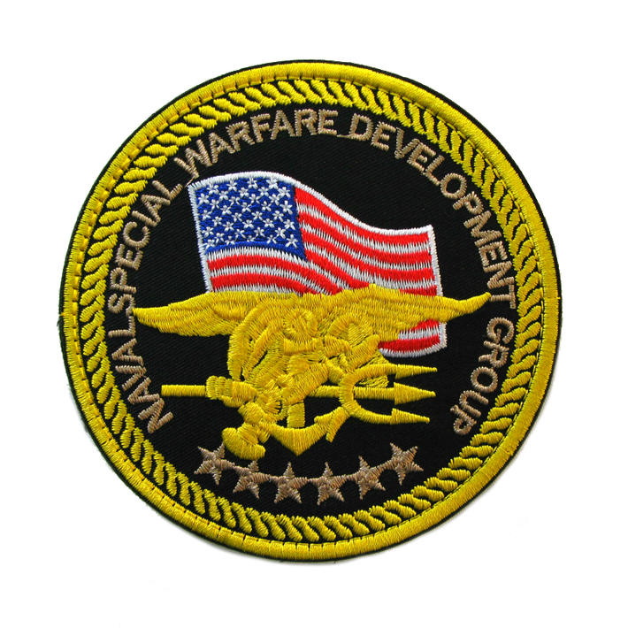 米軍グッズ ワッペン 米海軍 特殊部隊 NAVY SEALS 星条旗ベルクロ付 「燦吉 さんきち SANKICHI」
