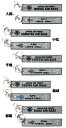 自衛隊グッズ フラッグキーホルダー 飛行場 航空基地 両面刺繍 全10種「燦吉 さんきち SANKICHI」 2