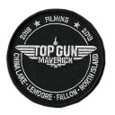米軍グッズ アメリカ海軍 トップガン マーヴェリック 撮影スタッフ ワッペン パッチ TOP GUN ベルクロ付「燦吉 さんきち SANKICHI」