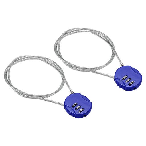 [仕様]ワイヤーサイズ:80cmx3 mm(長さx直径)。カラー:青。ロック高さ: 4cm 。セット内容:一体型ダイヤル錠セキュリティワイヤーx2個。 [3桁ダイヤル式ロック]3桁の組み合わせは解読が難しく、盗難を防ぐセキュリティ係数が高くなります。3桁のパスワードの組み合わせで、桁のパスワードの組み合わせで、ロックが解除される可能性が低くなり、安全性が高まります。 [素材]ワイヤー:スチール。ワイヤーロープは防錆性、防水性、耐久性に優れています。長くご利用いただけます。ダイヤル式ロックは亜鉛合金で、防錆性、防水性に優れて、耐久性があり、長期間使用しても色あせしにくいです。 [一体型ダイヤル錠]ワイヤーとダイヤル錠が一体になったセキュリティーワイヤーで、素早く簡単に使用できます。バッグの盗難を防ぐことができます。 [様々な用途で]お好みに応じてパスワードを設定できるため、セキュリティが向上します。旅行、キャンプ、日常使用にできます。スーツケース、荷物、自転車、バックパック、ツールボックス、家具など、さまざまなアイテムを保護するために使用できます。