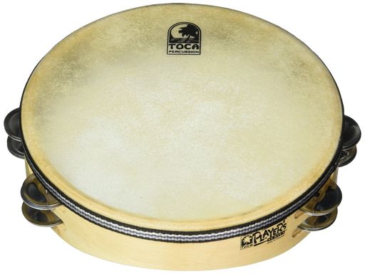 Tambourines PLAYER'S SERIES WOOD TAMBOURINE WITH HEAD