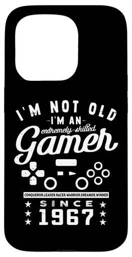 iPhone 15 Pro I’m Not Old I’m A Skilled Gamer - 1967 - ビデオゲーム - ゲーミング スマホケース