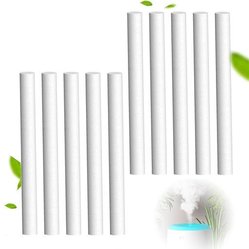 【商品仕様】セット内容:10本入り、サイズ:長さ15cm、直径0.8cm(元給水芯の直径0.7~0.9cm、長さ15cm以内の卓上加湿器に適用)。 ※購入前に元給水芯のサイズを確認してください。 【高品質素材】優れた弾性、均一な細孔分布、強力な吸水力を持つ加湿器専用綿棒フィルター。ミストが細かく、効率的に加湿します。 【加湿効果の最大化】この給水芯は加湿器と完璧に連携し、スムーズな噴霧をサポート。湿度を適切に保ち、清潔で快適な空気環境を作り出します。 【取り付けが簡単】給水芯を取り外し、2. スプリングを挿入、3. 新しい吸水芯を挿入、4. ふたを取り付けるだけ。初めて使う際は、綿棒を水に約3分間浸し、しっかり濡らしてから使用します。 【幅広い適用】この給水芯は、卓上加湿器、ミニ加湿器、超音波加湿器、車載加湿器など、さまざまな加湿器に適用可能です。