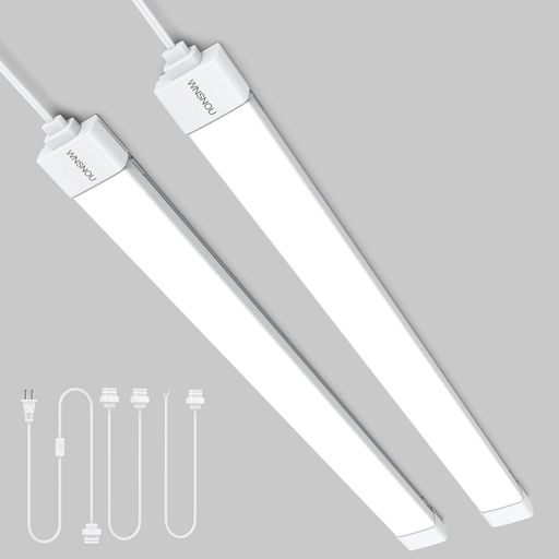 Rakuten - WNSNOU蛍光灯40形直管防雨型インストール不要利便性プラグインアップベースライト器具一体型ledランプスイッチ付きON/OFF切り替えプラグ付き115CM電源コード付き高輝度36W省エネ型4000ルーメ…