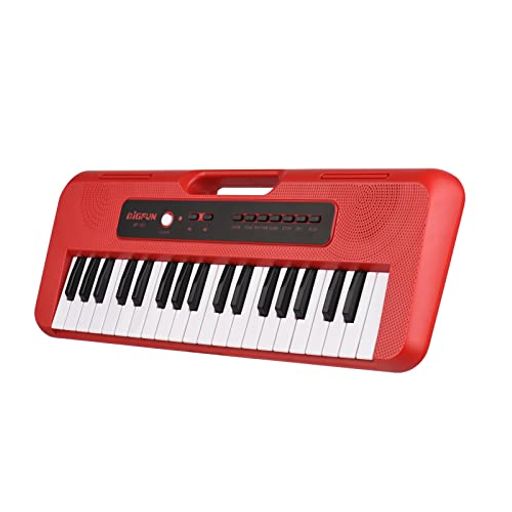 🎹🎹【子供用電子ピアノセット】小型の電子ピアノ、USBケーブル、ピアノを弾きながら歌うためのミニマイク、オーディオケーブルが含まれています。それはピアノを弾くことへの子供たちの興味を育てるのを助けます。 🎹🎹【多機能キーボード】37個のキー、1つのノートに1つのキー、4つのトーン、4つのリズム、10のプリセットピアノデモを備え、録音/停止/再生/音量調整をサポートします。 🎹🎹【複数のインターフェース】マイクジャック、オーディオ入力ジャック、ヘッドフォンジャック、USB充電インターフェース付き。ヘッドフォンジャックを使用すると、子供たちは他の人の邪魔をすることなく静かに遊ぶことができます。 🎹🎹【デュアル電源方式】3本のAA電池(含まれていません)または外部USBケーブル(Type-C)で駆動し、キャンプ、ピクニックなどの家庭と屋外の両方の活動に適しています。 🎹🎹【ポータブル&amp;軽量】持ち運びに便利なポータブルハンドル付きで、バッテリーなしでわずか408gの重さで、6歳以上の子供が一人で持ち運んで自立するのに適します。