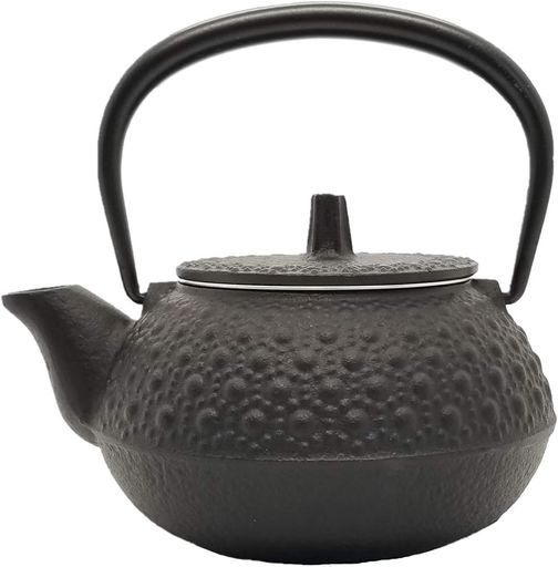 本体サイズ(cm):12.5x10.5x(H)12 材質:鋳鉄(内面:・外面:黒焼付仕上げ) 生産国:日本