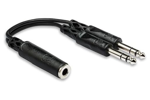 Hosa YPP-308 ステレオフォンメス-ステレオフォンオスx2 Yケーブル