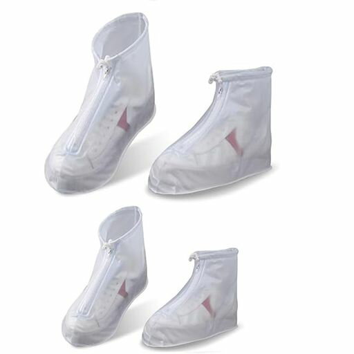 Rakuten - [DOUBUYONGYI]シューズカバー防水レインシューズ梅雨対策滑り止め雨雪泥避け耐摩耗お手入れ簡単通勤通学自転車登山男女兼用Lシングルダブル+XXLシングルダブル