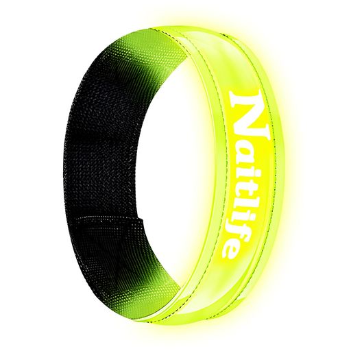 樂天商城 - [Naitlife]ランニング反射バンド蛍光ブレスレット自転車反射板高輝度安全確保防水夜間散歩ジョギングサイクリング通勤ウォーキング蛍光バンドランニングライトバックル付夜間の事故防…