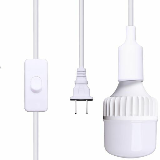 電球ソケット 電球コンセント 超長コード3m・スイッチ付き コンセント 照明 コンセ...