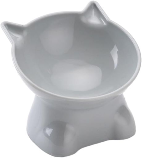 樂天商城 - Coehaopikeペットボウルペット食器ペット猫傾く皿こぼれない15度チルトキャットフードボウル犬給食器お水入れかわいいえさ入れ便利高架こぼさないご飯皿小型犬猫ポータブルシングル滑り…