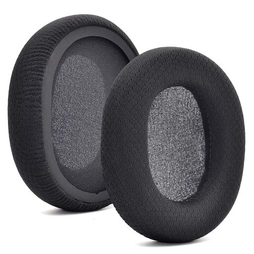 Arctis 3/5 / 7/9 交換用ブラックファブリックイヤーパッドクッション SteelSeries...
