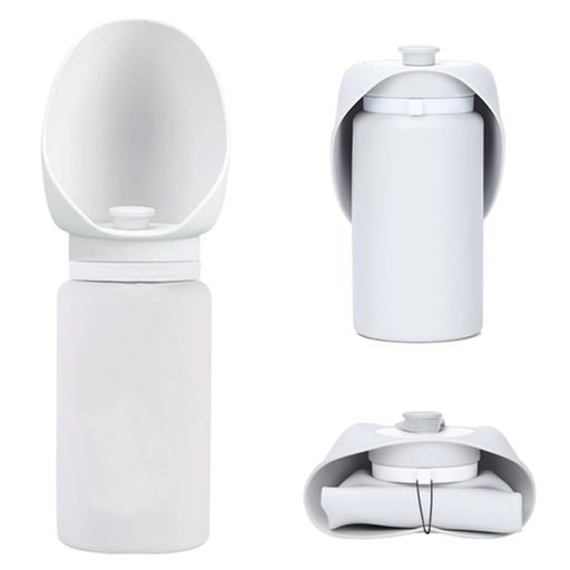 ✅【大容量550ml&amp;ワンプッシュ給水】179gと軽量ながら550mlの大容量!お散歩やお出かけ先で十分な水を持ち運べるペットウォーターボトルです。ワンプッシュ式で片手操作ができ、トレー不要で犬や猫にすぐ水を与えられます。 ✅【折り畳み式・コンパクト収納】シリコン素材で折りたたみ可能、使わないときは小さく収納できる犬 給水器。バッグにすっきり収まり、持ち運びも簡単。付属ストラップで手首やリードにかけられ、アウトドアや散歩に最適です。 ✅【広口デザイン&amp;飲み残し回収】飲み口サイズは115x96mmと広めで、犬や猫が飲みやすい設計。飲み残した水は再度ボトルに戻せるので、水を無駄にしません。お出かけや車内での水分補給にも便利な犬 水入れです。 ✅【水漏れ防止設計】シリコン製密閉リング付きで、逆さにしても水漏れしにくい安心設計。バッグに入れてもこぼれる心配がなく、旅行・ハイキング・キャンプなどでも安心して持ち歩けます。 ✅【お手入れ簡単&amp;安心素材】食品グレードのシリコンとABS樹脂を使用したペットウォーターボトル。各パーツは簡単に取り外して丸洗い可能で、いつでも清潔を保てます。