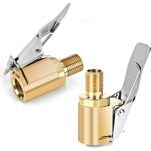 Other - 閉鎖フローロックタイヤ2個スレッドノズルアダプター車カーポンプアクセサリー高速変換ヘッドクリップタイプノ閉鎖フローロッ純銅インフレータポンプ純銅ノズルクイックアダプター…