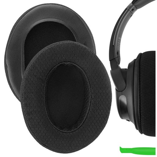 樂天商城 - GeekriaイヤーパッドComfort特厚互換性パッドソニーSonyWH-CH700NWH-CH710NWH-CH720Nヘッドホンに対応パッドイヤー/イヤーカップメッシュファブリック(ブラック)