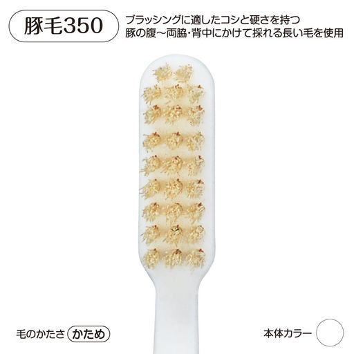 エビス 歯のエナメル質をやさしく守る 豚毛 350ハブラシ 3本組
