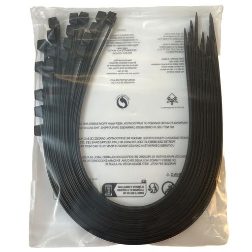 ✅【より太い】長さ:600mm 幅:4.8mm 厚さ:1.2mm 引張強度:22kg ✅【より丈夫な材料】PA66/ナイロン66を採用しており、22kgの引張強度を達成します。 ✅【幅広いシーンで利用可能】使用温度範囲:-35°C~85°C ✅【EzySup】企業向けの消耗品に特化しています。使用中に何か疑問やお困りの点がございましたら、お気軽にお問い合わせください。