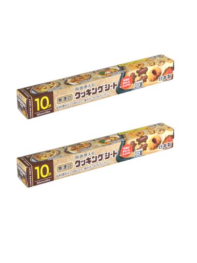 色:無漂白 サイズ:約30cmx10m 特徴:適度に蒸気を通して油は通さない