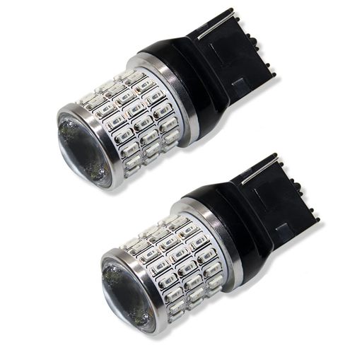T20LEDテールランプブレーキバルブストップランプレッドT20シングルノーマル球T20s7440ウェッジ球赤色DC9-30V12V車用54連SMDチップ1200LM爆光無極性ポン付け取付簡単2個入り