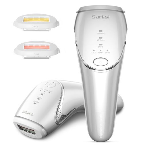 Sarlisi 脱毛器 全身脱毛【先端技術・冷風式】冷感脱毛 瞬速0.2秒 IPL 家庭用 無痛脱毛 無制限照射 連続照射 メンズ 髭 VIO対応