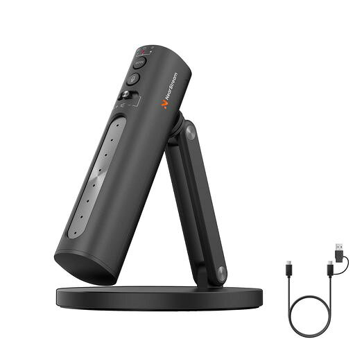 NearStream AM10U コンデンサーマイク usb 会議用マイク pcマイク 有線 無指向性/単一指向性/双指向性 音量調整可能 ノイズキャンセリング ミュートボタン付き 3.5mmヘッドホンジャック搭載 リア…