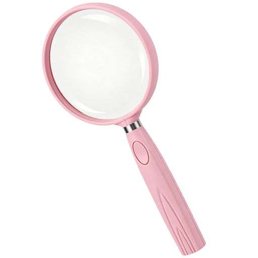 Coollooda 手持ちルーペ 拡大レンズ 拡大鏡 虫眼鏡 3.5倍 大きく 見やすい 軽い シンプル 携帯便利 高齢者 地図 雑誌 新聞 読書 検査用