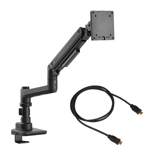 17~49型 耐荷重2~20kg iggy(イギー)快適ワークのモニターアーム LS112 ブラック