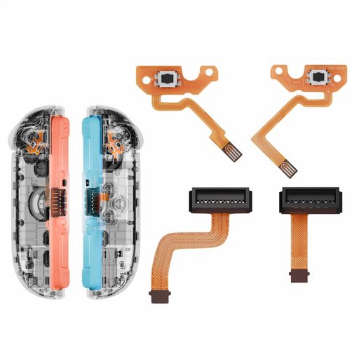 対応機種:ZL/ZR トリガータクタイルスイッチおよび左右コントローラー充電ポート用フレックスケーブルセットは、Nintendo Switch Joy-Con 2 専用です。その他のモデルやサードパーティ製コントローラーには対応していません。 ゲームプレイ感の向上:コントローラーに完全フィットする精密設計で、100gf ZL/ZRタクタイルスイッチによりバランスの取れたフィードバックを実現し、安定かつ純正部品に完全対応するコントローラー充電コネクタを備えています。 修理・アップグレード:破損した純正部品の修理や交換に最適で、プレイ体験を向上させ、コントローラーの寿命を延ばします。 取り付け簡単:コントローラーを分解して取り付ける必要がありますが、はんだ付けは不要で、必要なツールはすべて付属しています。取り付け動画はYouTubeで「eXtremeRate replacement shell for Joycon 2」または「y0BrLGKGLFk」を検索してください。