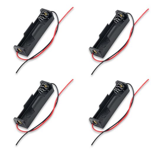 LYHMHAMY電池ボックス電池ホルダー4個入ケース単三1.5V用AAバッテリーボックスリード付きバッテリーボックス
