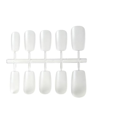 【極薄 0.35mm 根元設計で自然なフィット感】本ネイルチップは根元厚みわずか 0.35mm の超薄型を採用、自然なカーブが自爪に柔らかくフィットし段差が目立ちません。柔軟な素材特性で平爪・小爪・大爪などアジア女性の様々な爪形状に適応し、長時間装着しても違和感なく快適です。後縁シームレス密着構造によりジェルや接着剤の溢れを防ぐ防溢設計で、初心者でも綺麗な仕上がりを簡単に作れます。 【記憶性アクリル素材・R 角加工で折れ跡なし】高品質記憶アクリル素材を使用し、何度曲げても跡が残らない R ラウンド角設計が最大の特長。先端は適度な硬さで日常動作で割れにくく耐久性に優れ、傷んだ爪の補修にも活用できます。表面は事前マットサンディング加工済み、事前のヤスリがけ作業を省略でき、セルフネイルの時短に繋がります。 【豊富な甲型・複数サイズ展開で自分に合う形を選べる】ショートラウンド、ショートテーパー、新型ショートスクエア、新型ミディアムスクエア、ティアドロップ、ロングテーパー、ロングオーバルなど人気デザインをラインナップ、各タイプ複数サイズを完備。