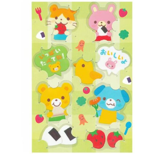 サイズ:縦3.5x横3.0cm 本体重量:0.01kg 素材・材質:PET樹脂 原産国:日本 セット内容・付属品:18枚入(9柄x2枚) 耐熱温度:140度