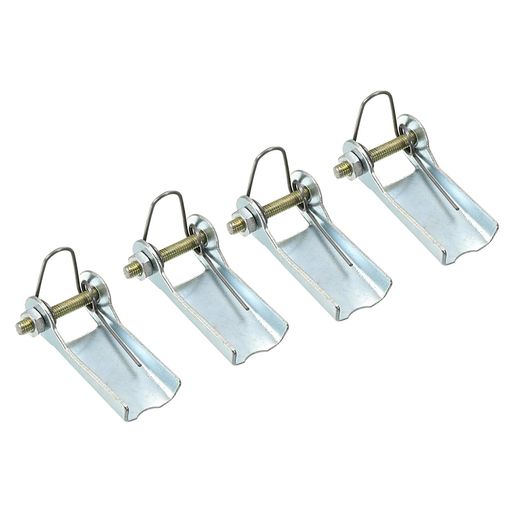 Rakuten - PATIKIL4個交換用フックラッチ3.3cmチェーンブロック用部品フックラッチクミ0.5Tメタル牽引レシーバーヒッチクレビスフックトレーラー用シルバー